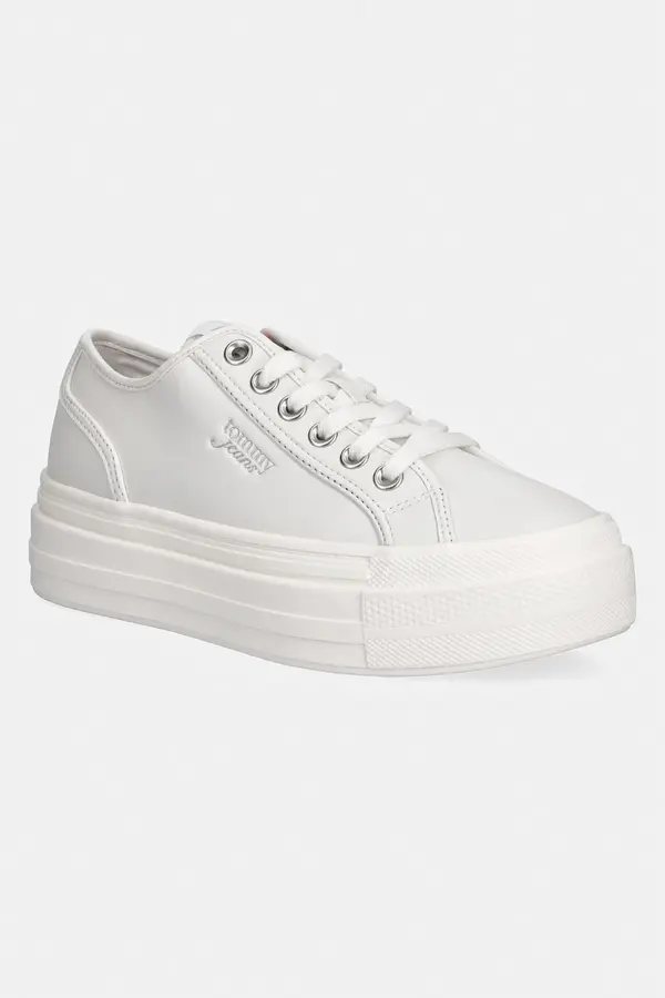 Tommy Jeans Tommy Jeans TJW FLATFORM SNEAKER LTR tenisice za žene kožne