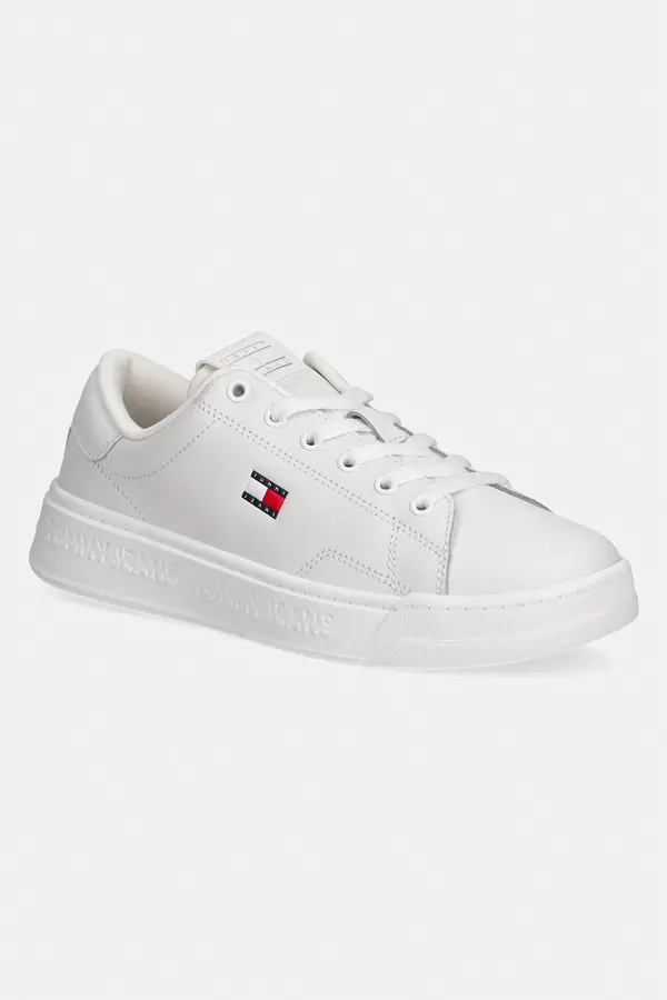 Tommy Jeans Tommy Jeans TJW SCRIPT CUPSOLE tenisice za žene od kože