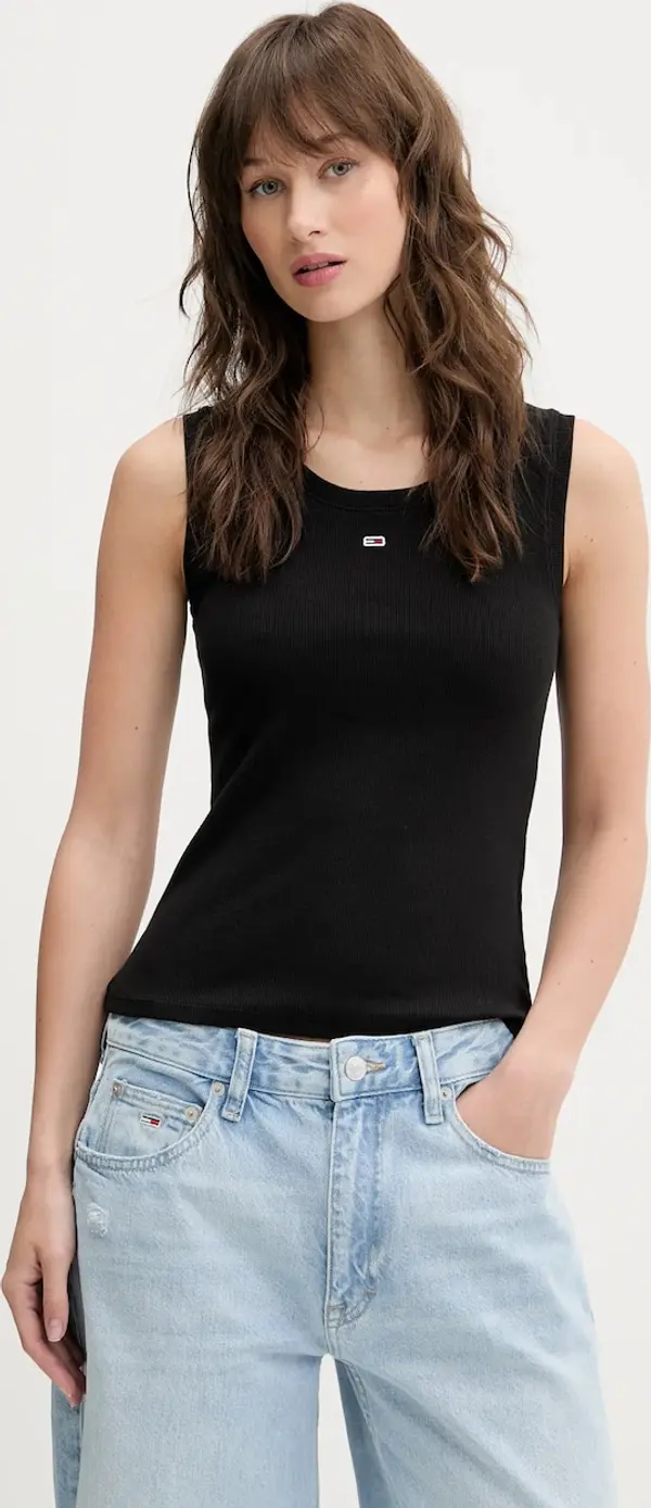 Tommy Jeans Tommy Jeans top od pamuka s elastanom