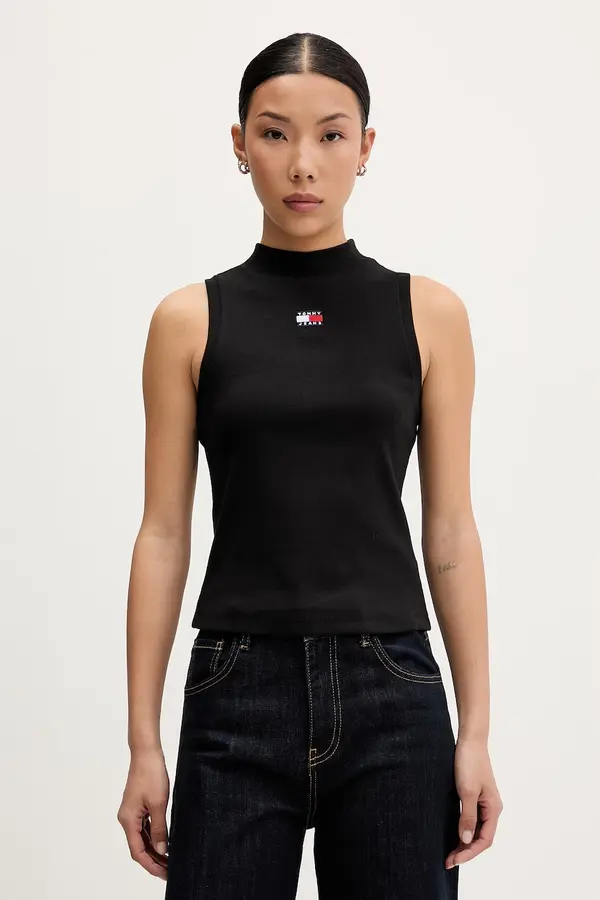 Tommy Jeans Tommy Jeans top za žene od pamuka s elastanom