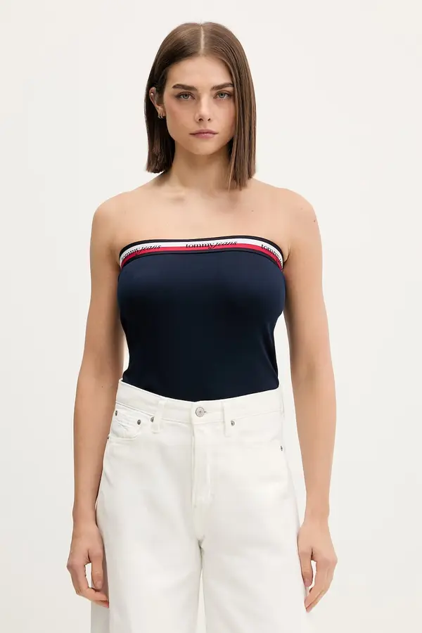 Tommy Jeans Tommy Jeans top za žene s viskozom