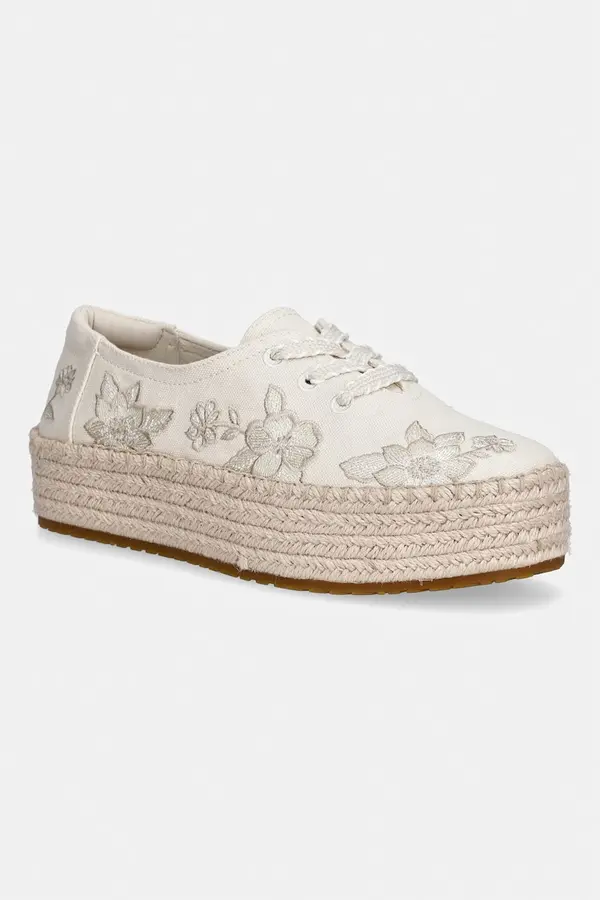 Toms Toms espadrile s platformom za žene VALENCIA LACE UP
