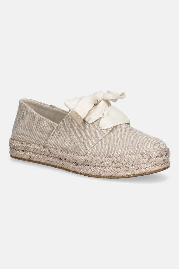 Toms Toms espadrile za žene CAROLINA LACE UP
