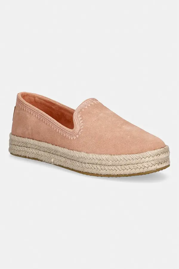 Toms Toms espadrile za žene od brušene kože CAROLINA