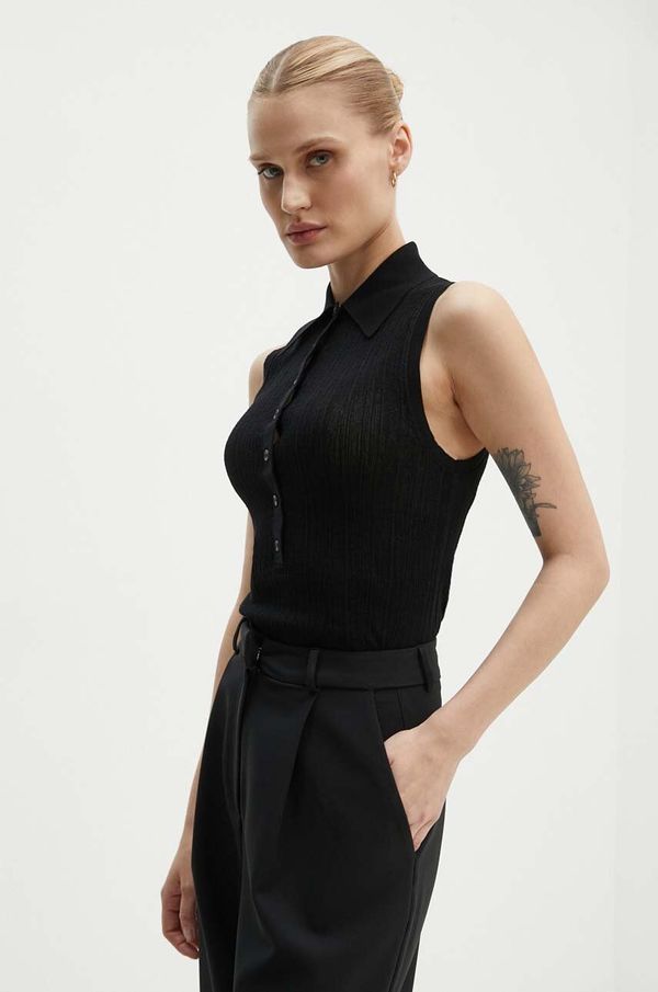 A.L.C. Top A.L.C. Oliver za žene, boja: crna, 7SWTP00578