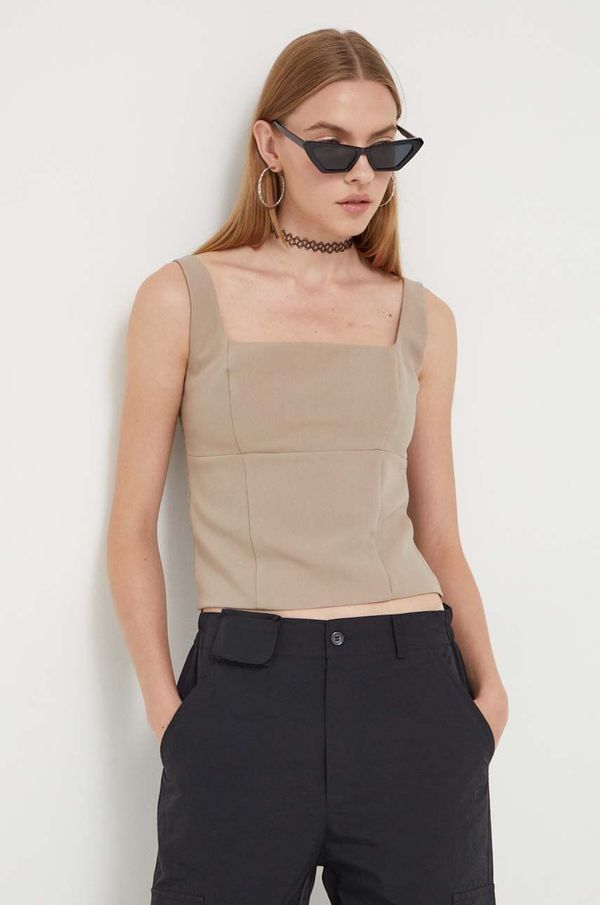 Abercrombie & Fitch Top Abercrombie & Fitch boja: bež