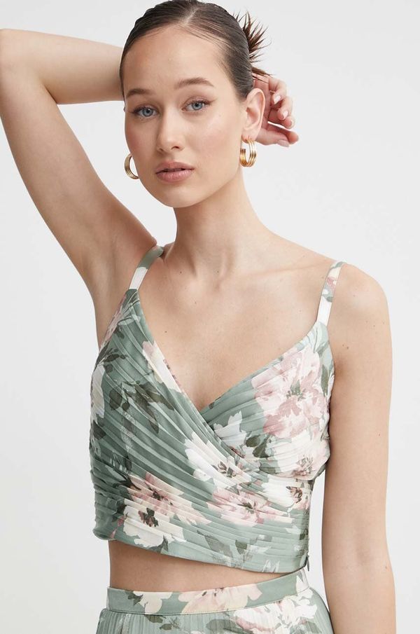 Abercrombie & Fitch Top Abercrombie & Fitch boja: zelena, s uzorkom