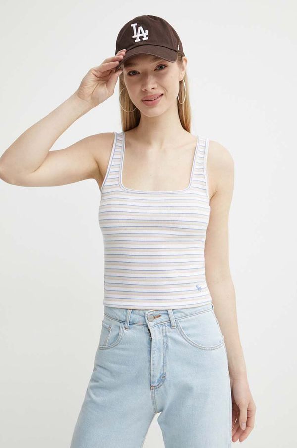Abercrombie & Fitch Top Abercrombie & Fitch za žene, boja: bijela