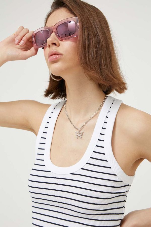 Abercrombie & Fitch Top Abercrombie & Fitch za žene, boja: bijela