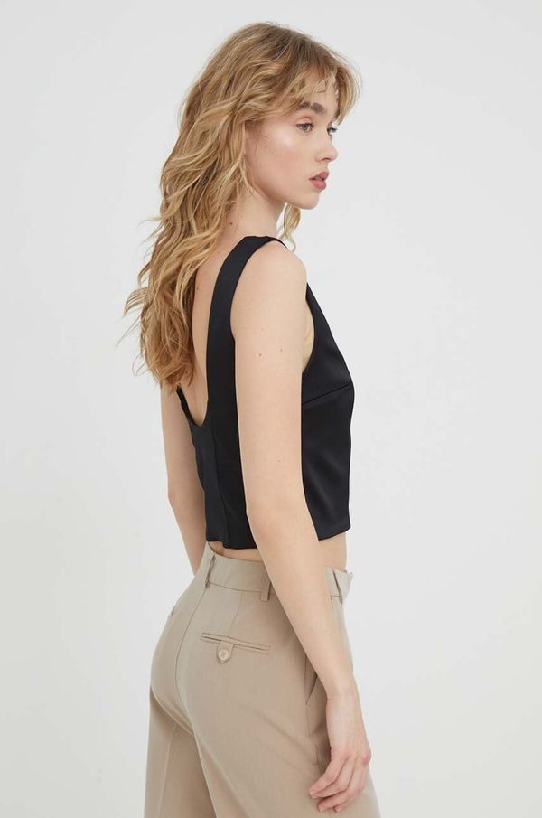 Abercrombie & Fitch Top Abercrombie & Fitch za žene, boja: crna