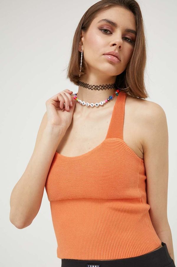 Abercrombie & Fitch Top Abercrombie & Fitch za žene, boja: narančasta