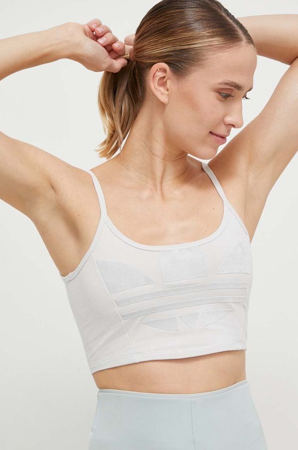 adidas Originals Top adidas Originals za žene, boja: siva