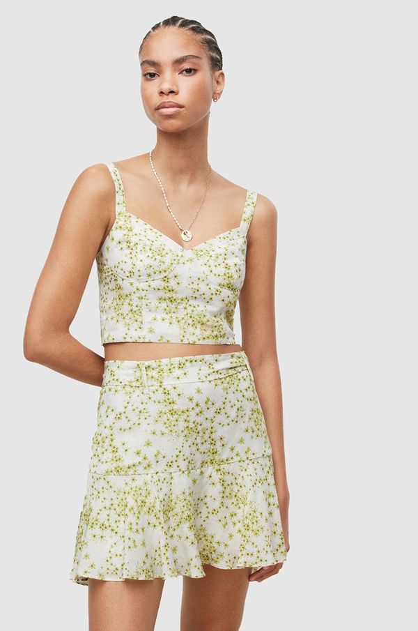 AllSaints Top AllSaints za žene, boja: zelena