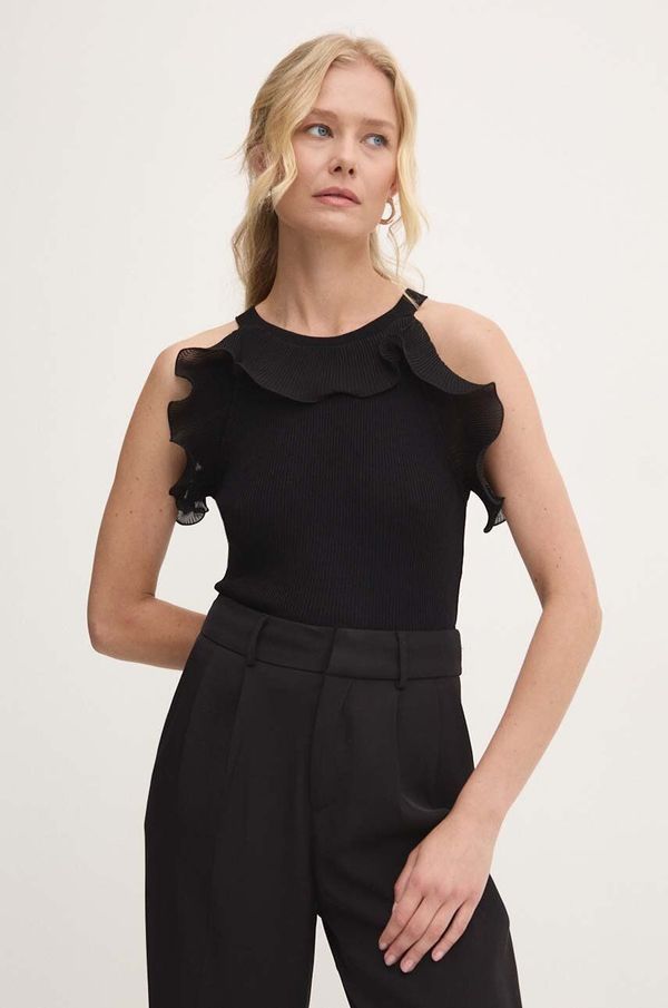 Answear Lab Top Answear Lab boja: crna