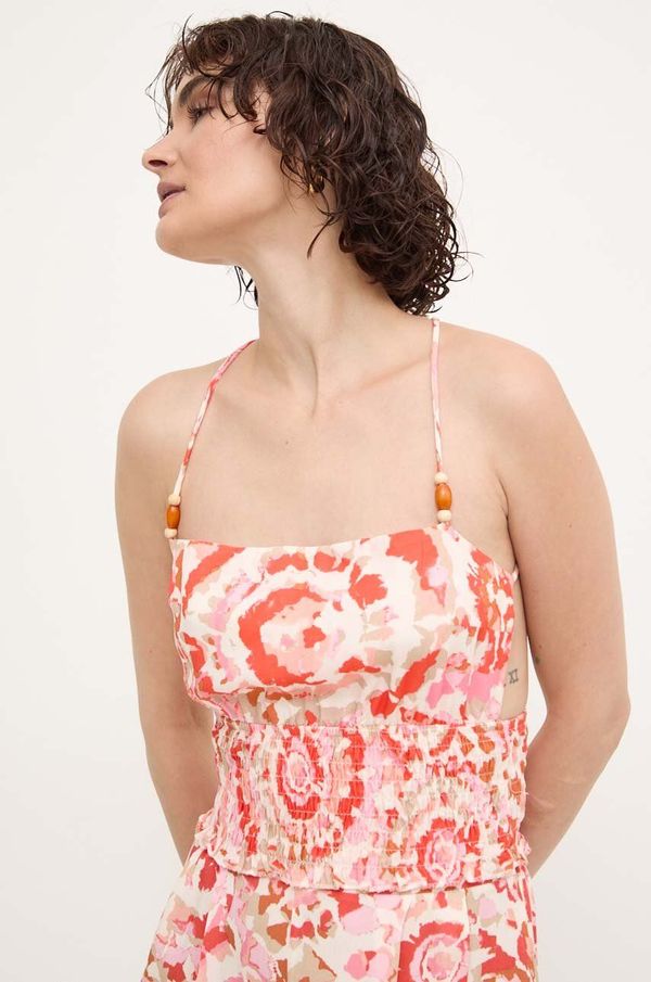 Answear Lab Top Answear Lab boja: narančasta, s uzorkom