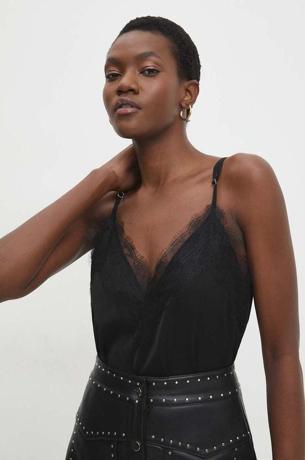 Answear Lab Top Answear Lab za žene, boja: crna, bez uzorka