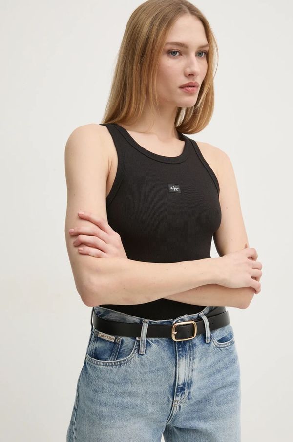 Calvin Klein Jeans Top Calvin Klein Jeans za žene, boja: crna, J20J224762