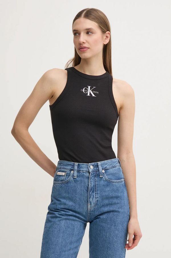Calvin Klein Jeans Top Calvin Klein Jeans za žene, boja: crna, J20J225301