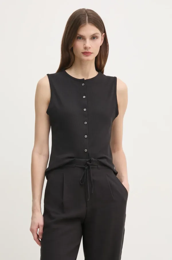 Calvin Klein Jeans Top Calvin Klein Jeans za žene, boja: crna, J20J225307