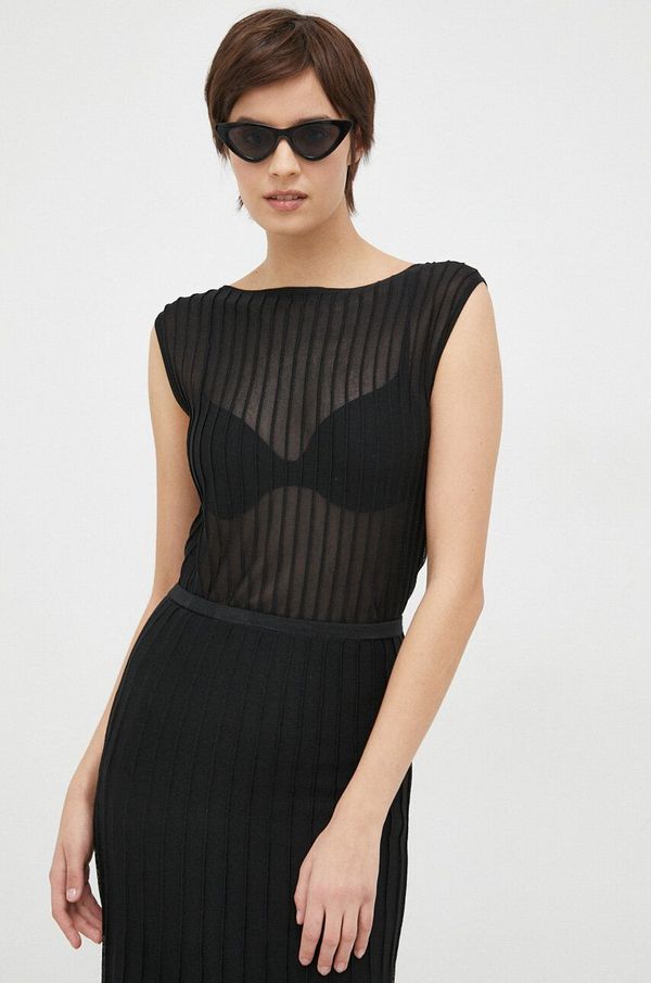Calvin Klein Top Calvin Klein za žene, boja: crna