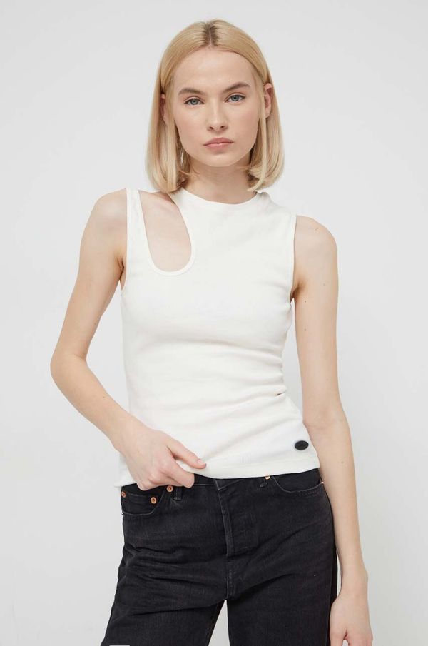 Desigual Top Desigual za žene, boja: bež