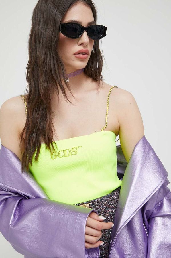 GCDS Top GCDS za žene, boja: zelena