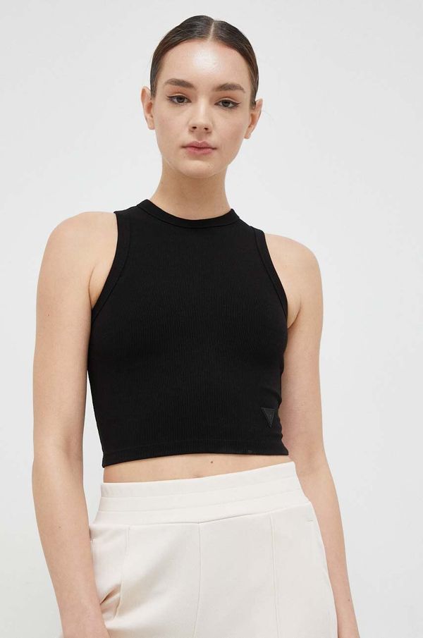 Guess Top Guess za žene, boja: crna