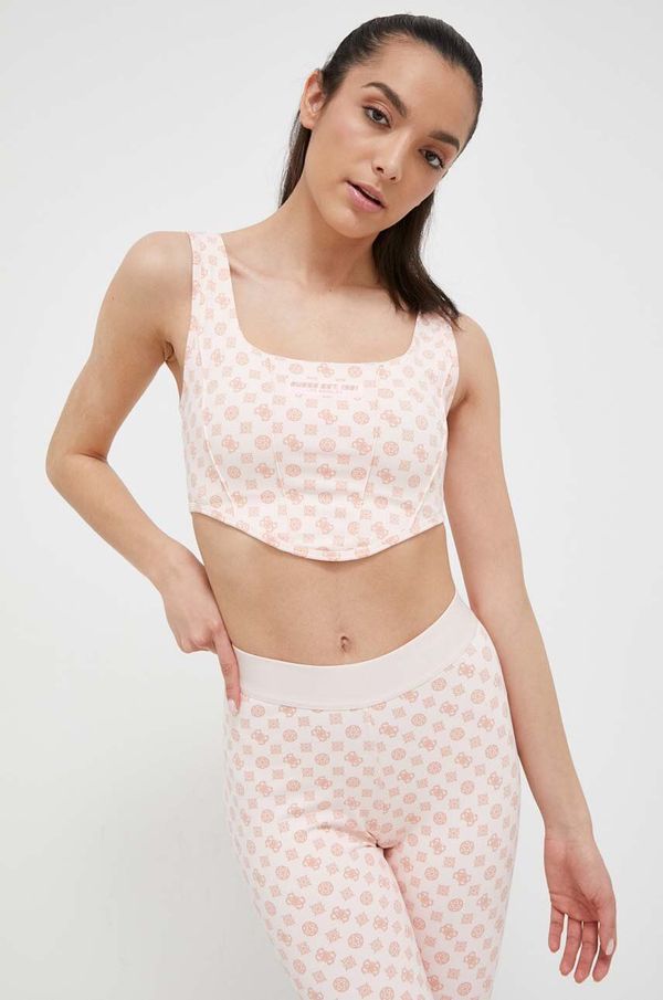 Guess Top Guess za žene, boja: ružičasta