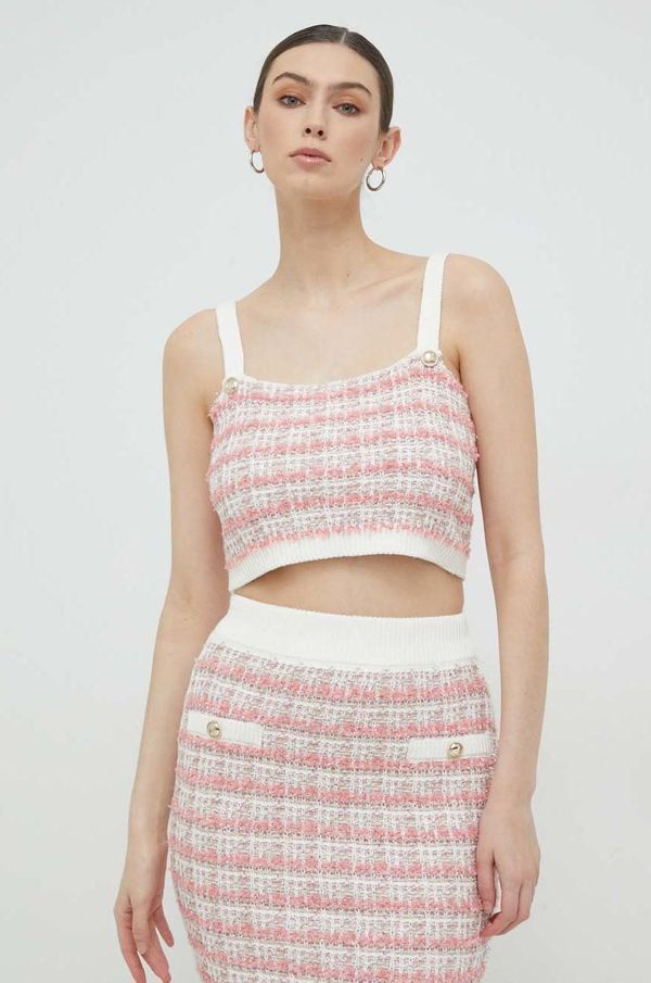 Guess Top Guess za žene, boja: ružičasta