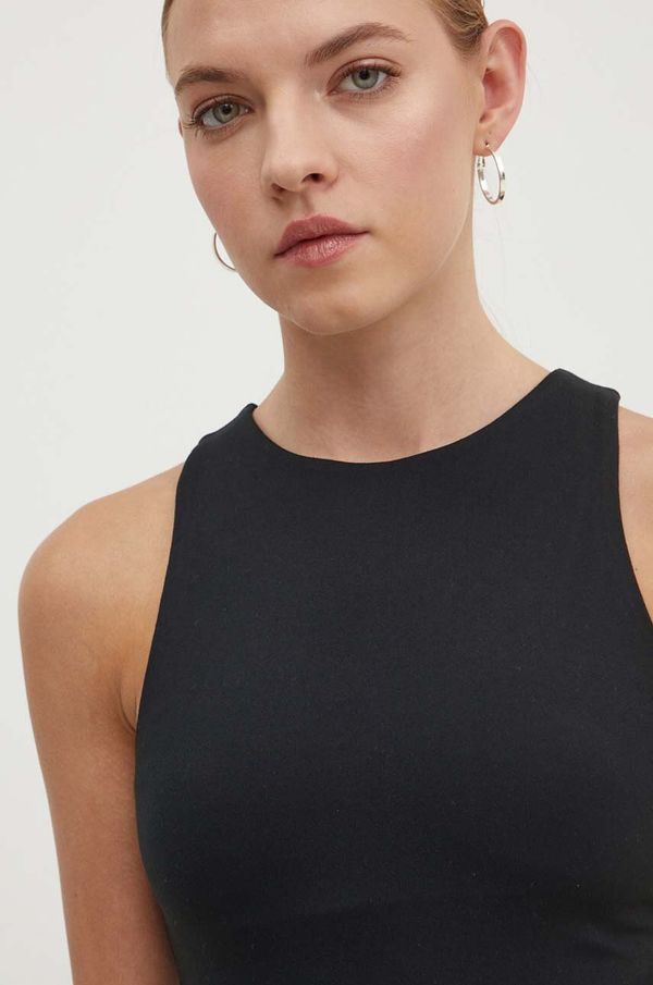 Hollister Co. Top Hollister Co. za žene, boja: crna