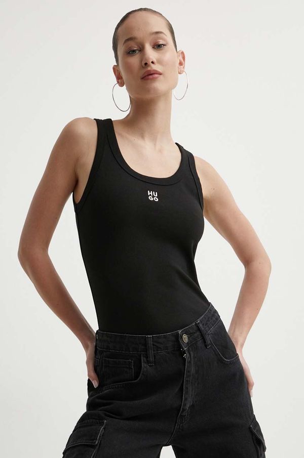 Hugo Top HUGO za žene, boja: crna, 50514489