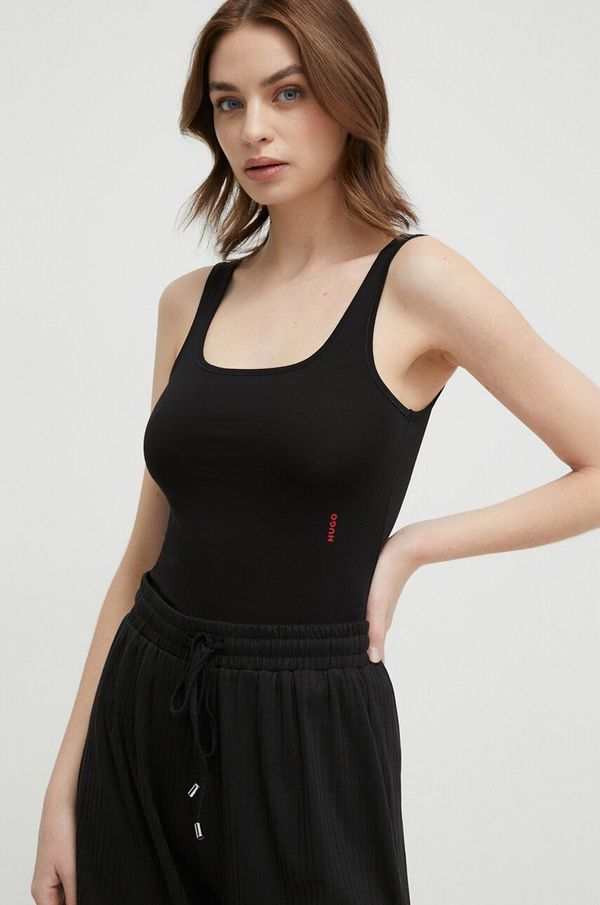Hugo Top HUGO za žene, boja: crna