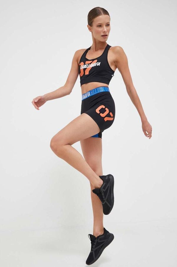 Labellamafia Top i kratke hlače za trening LaBellaMafia Madness boja: crna