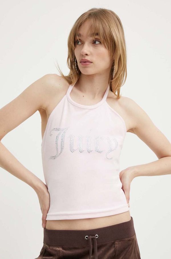 Juicy Couture Top Juicy Couture za žene, boja: ružičasta, JCWC122002