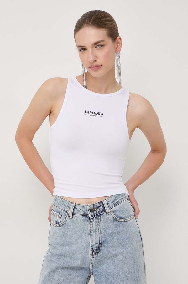 La Mania Top La Mania za žene, boja: bijela
