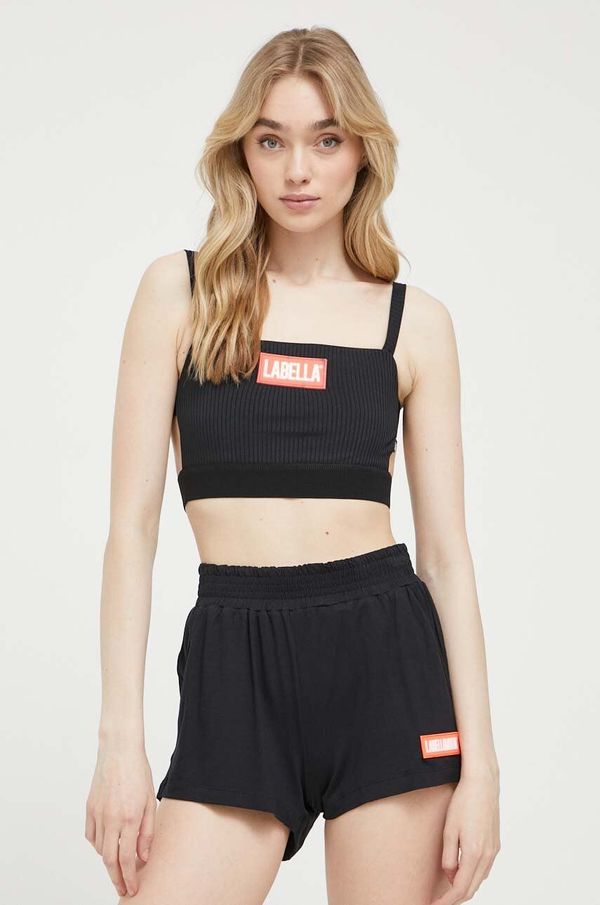 Labellamafia Top LaBellaMafia za žene, boja: crna, otvorena leđa