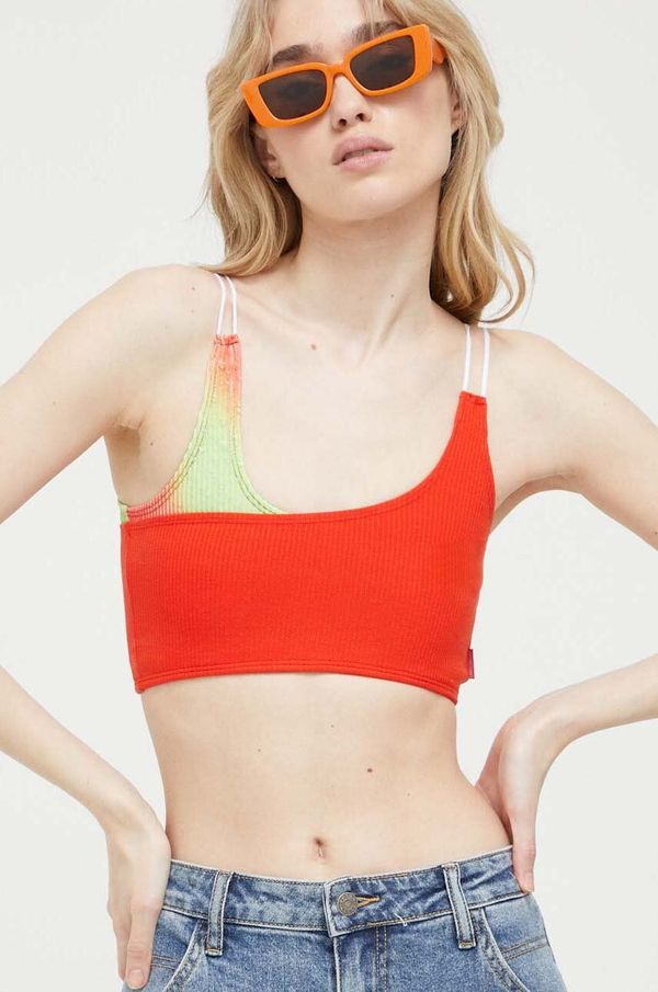 Labellamafia Top LaBellaMafia za žene, boja: crvena