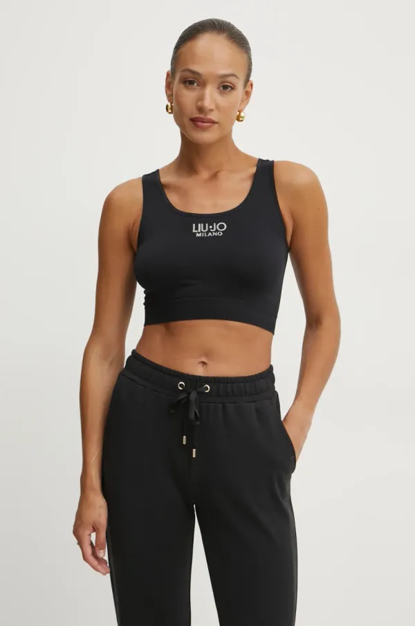 Liu Jo Top Liu Jo za žene, boja: crna, TA5106 J4867