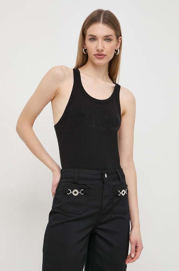 Liu Jo Top Liu Jo za žene, boja: crna