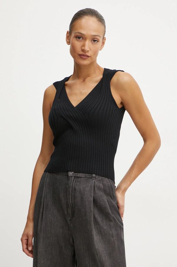 Liu Jo Top Liu Jo za žene, boja: crna, WF4292 MS49I