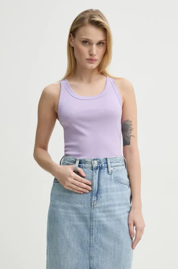 Marc O'Polo Top Marc O'Polo boja: ljubičasta, 5000005982