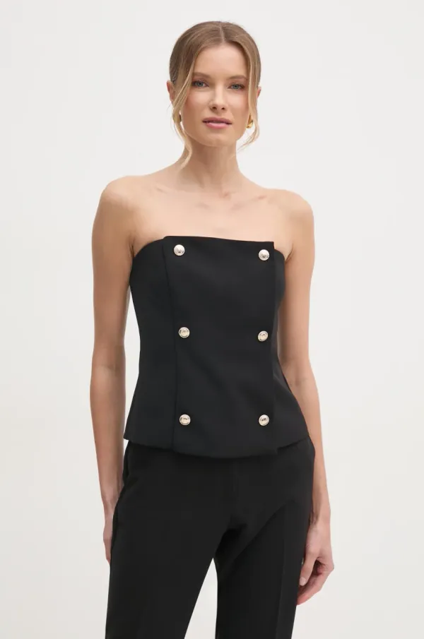 Marciano Guess Top Marciano Guess BECKY boja: crna, bez uzorka, 5RGH10 7115A