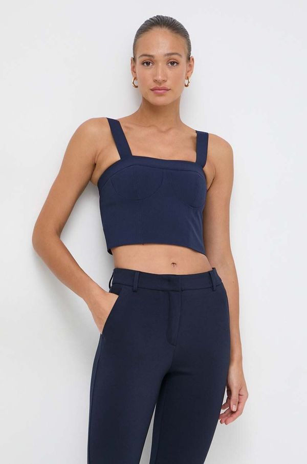 Marella Top Marella za žene, boja: tamno plava, bez uzorka