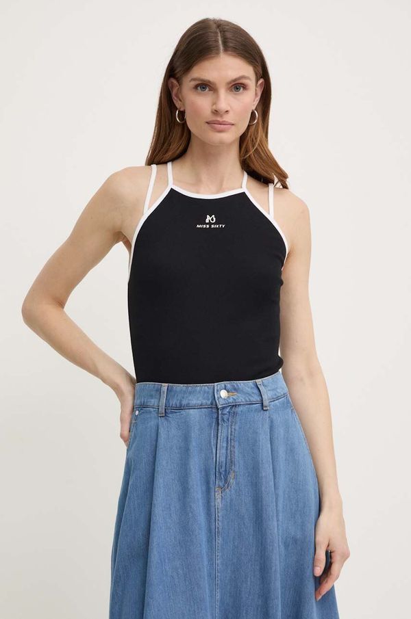 Miss Sixty Top Miss Sixty SJ3620 KNITTED CAMISOLE za žene, boja: crna, 6L2SJ3620000
