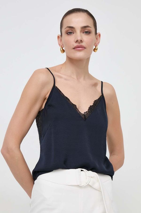 Morgan Top Morgan boja: tamno plava, bez uzorka