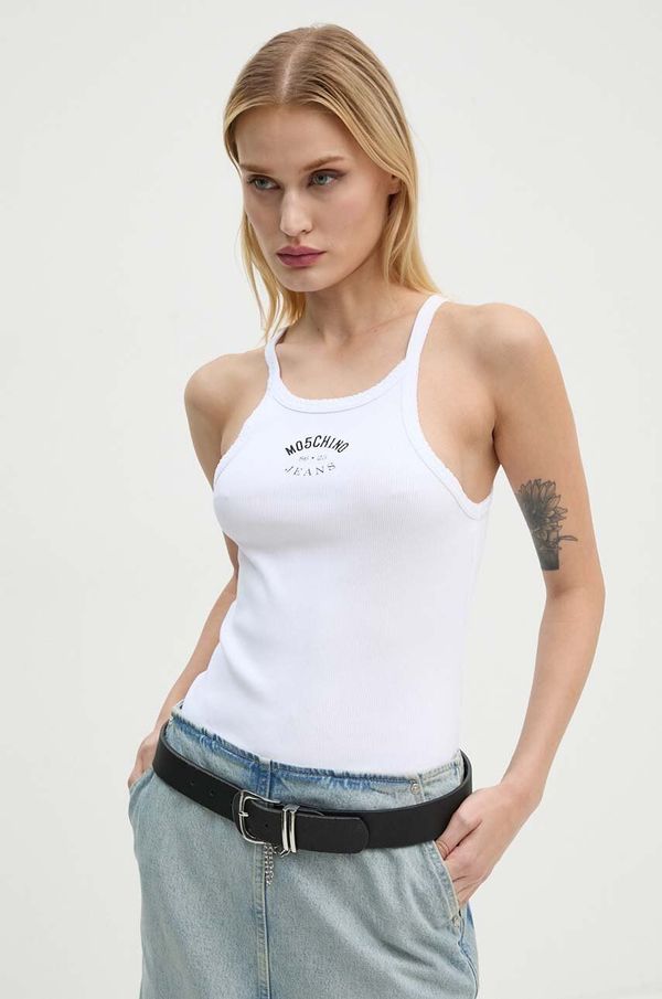 Moschino Jeans Top Moschino Jeans za žene, boja: bijela, J0803 8734