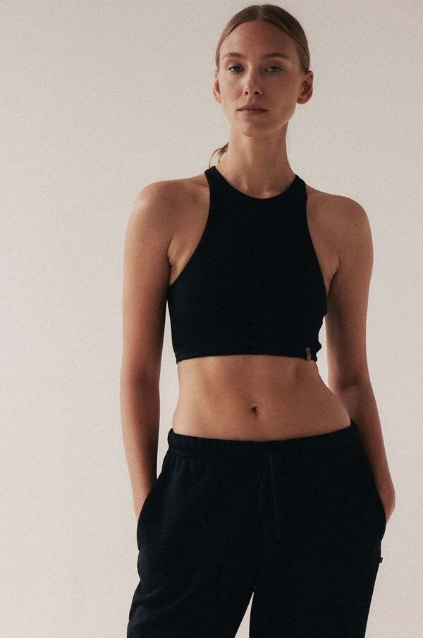 Muuv. Top MUUV. za žene, boja: crna