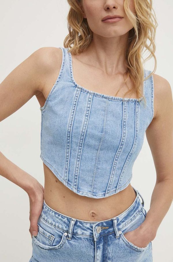 Answear Lab Top od trapera Answear Lab bez uzorka