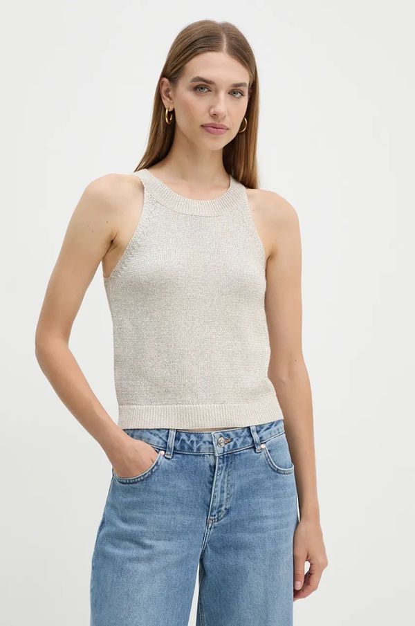 OUI Top OUI za žene, boja: zlatna, 89180