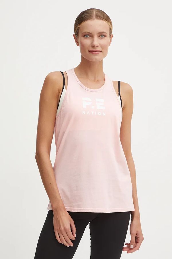 P.E Nation Top P.E Nation Reunion za žene, boja: ružičasta, 243W373